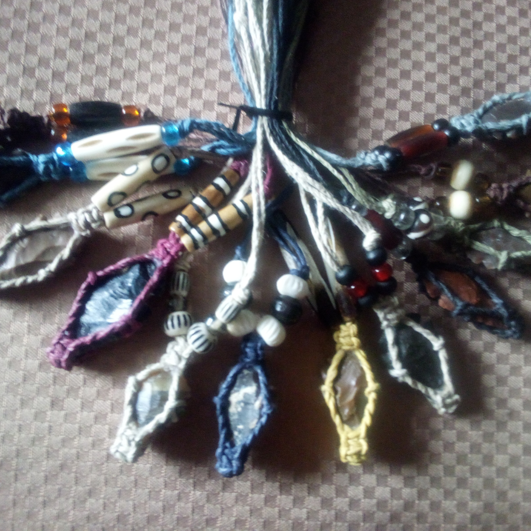 Arrowhead Necklaces – Handcrafted Hemp Jewelry