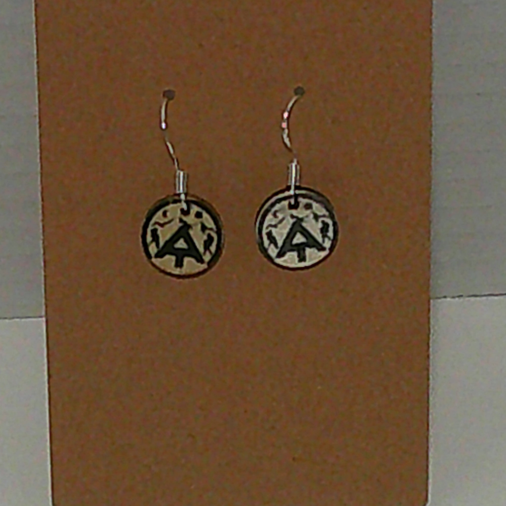 Appalachian Trail .925 Silver Shepard Hook Earrings
